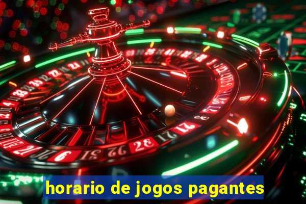 horario de jogos pagantes